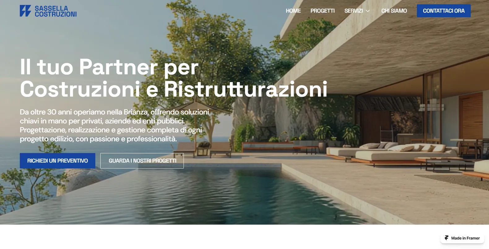 Anteprima di un sito web realizzato da Stopidesign